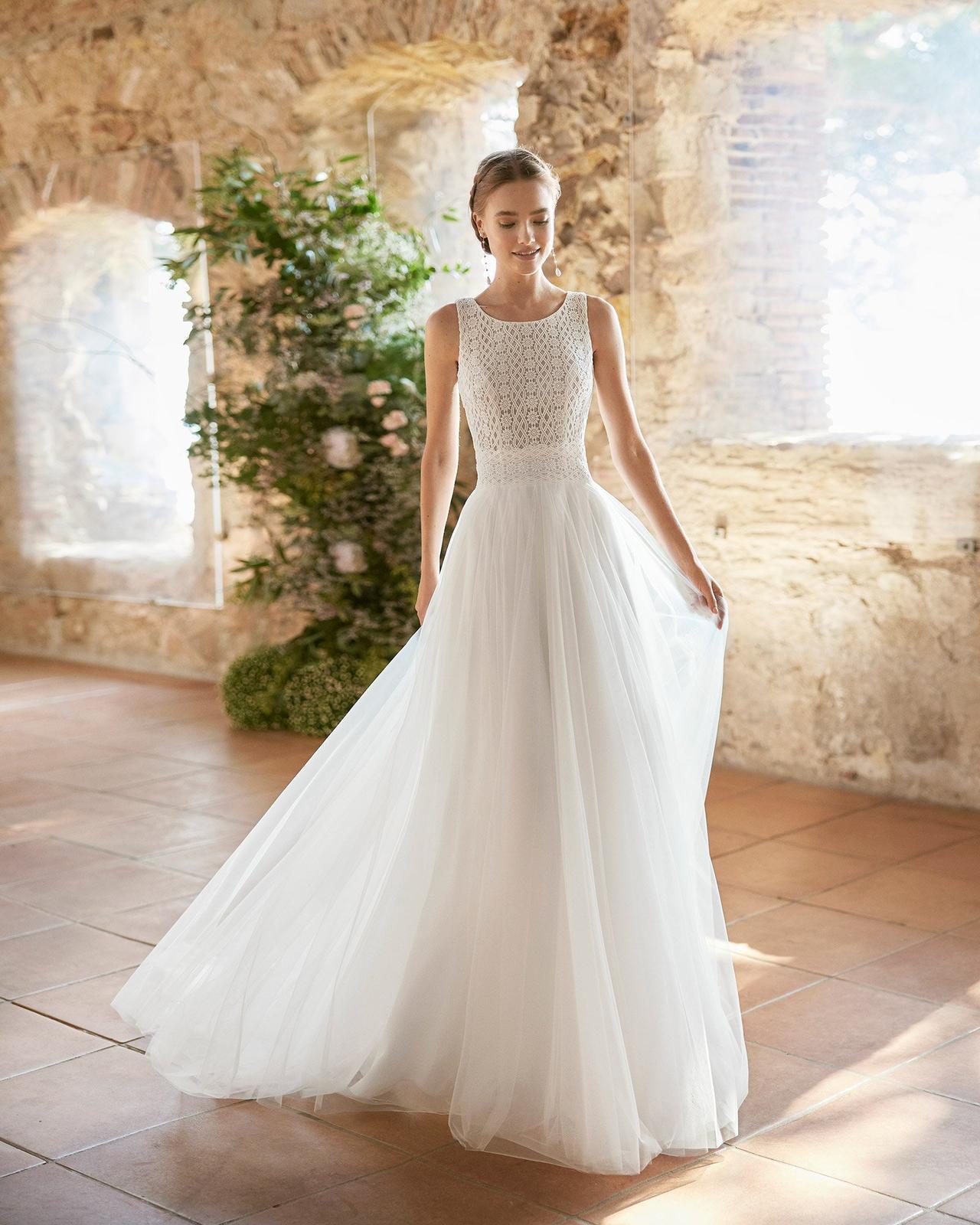 50 vestidos de novia sencillos: naturalidad para tu look