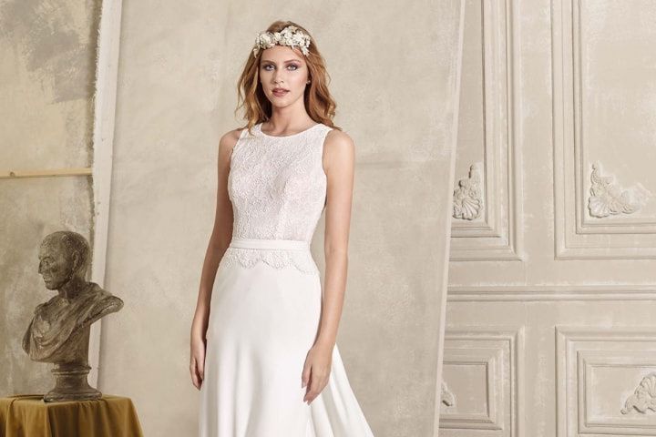 50 vestidos de novia sencillos: naturalidad para tu look