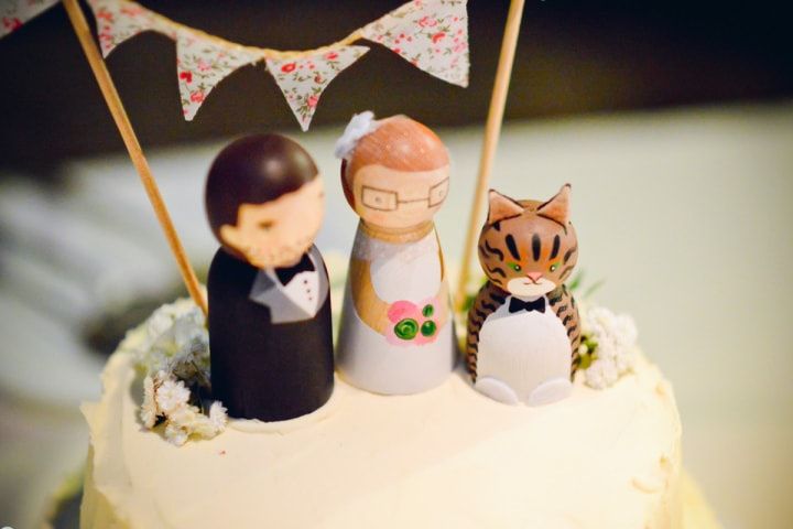 ¿Cómo elegir el cake topper para la torta de casamiento?