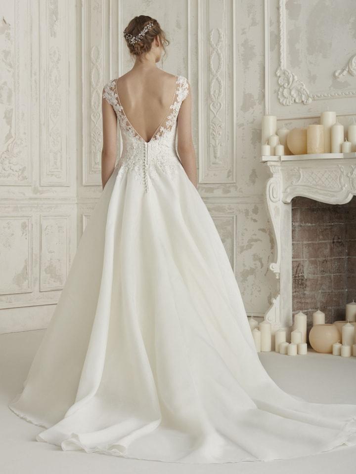 Descubrí la espalda perfecta para tu vestido de novia