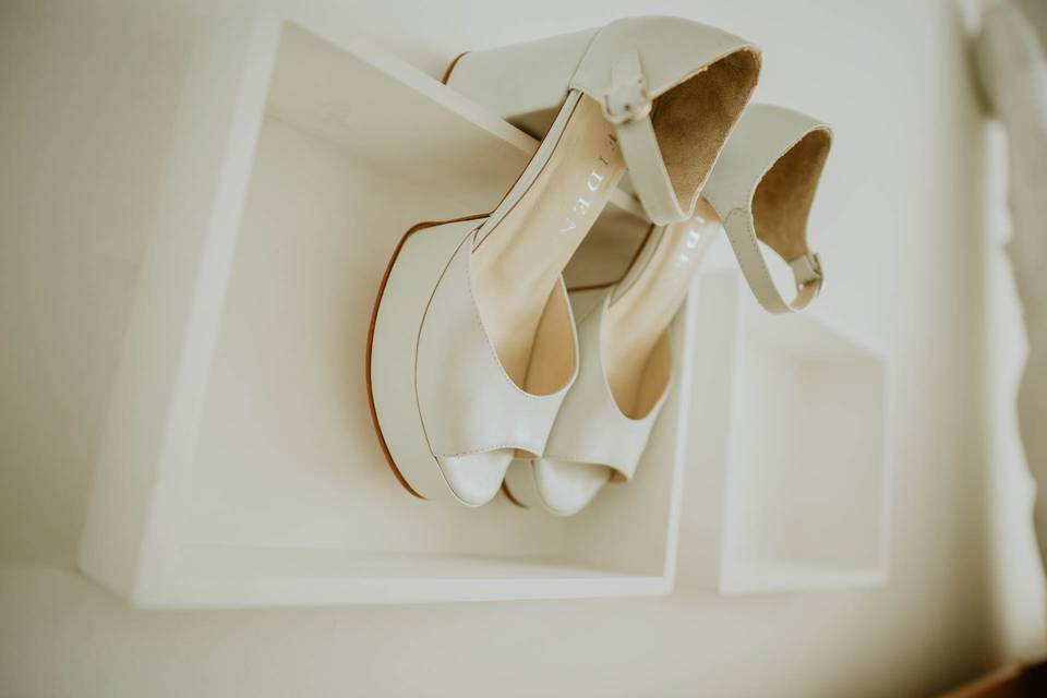 5 consejos para sentirte cómoda con tus zapatos de novia
