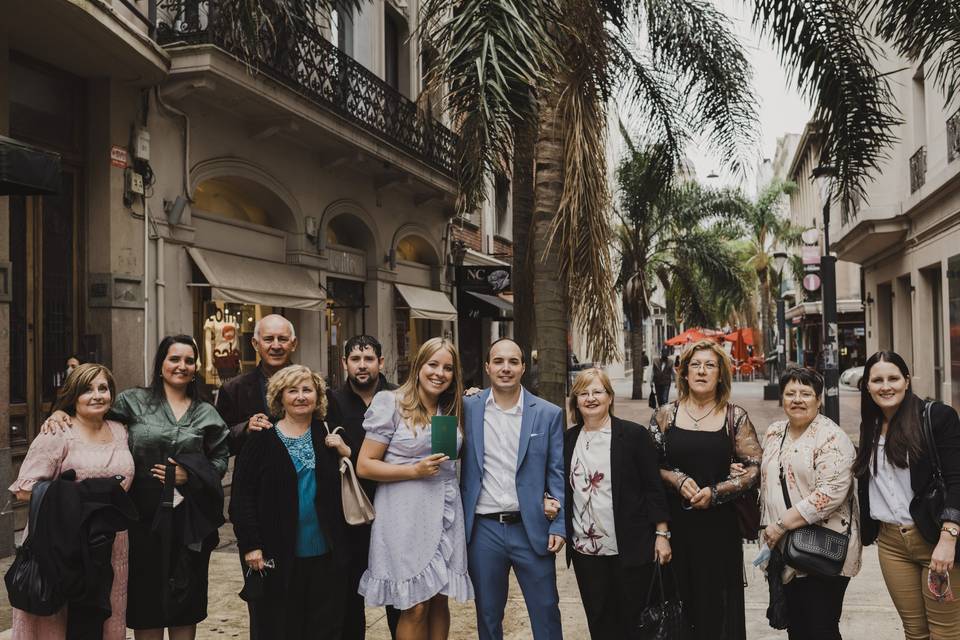 Los testigos para el casamiento civil en Uruguay