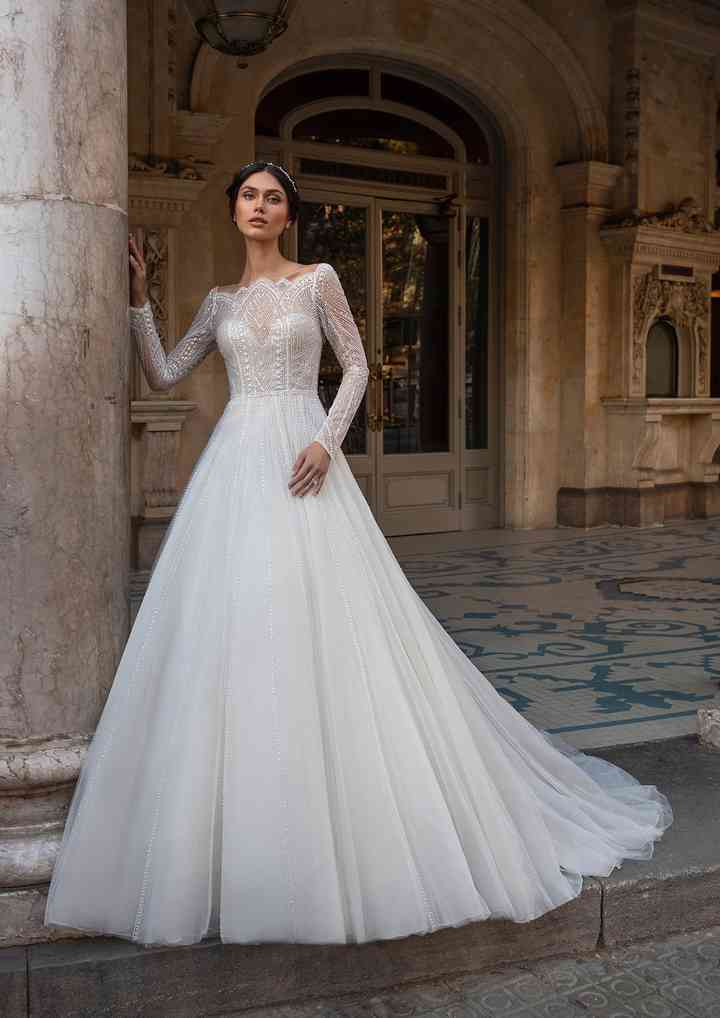 5 consejos para usar un vestido de novia con mangas largas