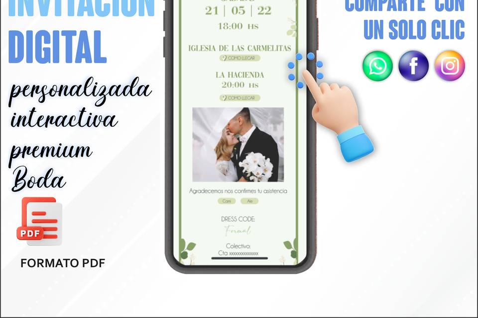 Invitación premium