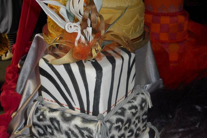 Torta con animal print