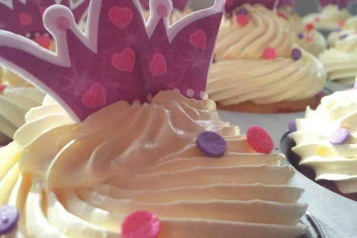 Cupcakes de princesa