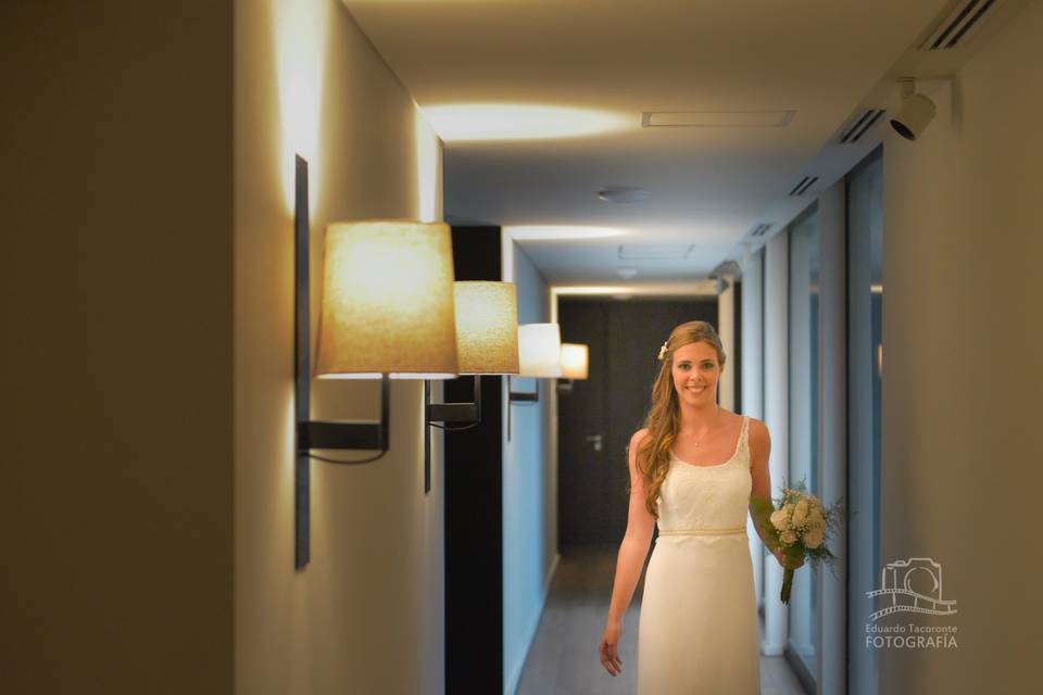 La novia en el hotel