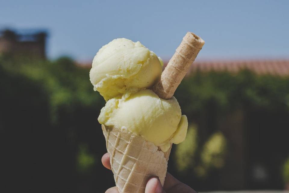 Helado en bocha