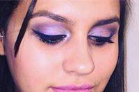 Make up en tonos violeta