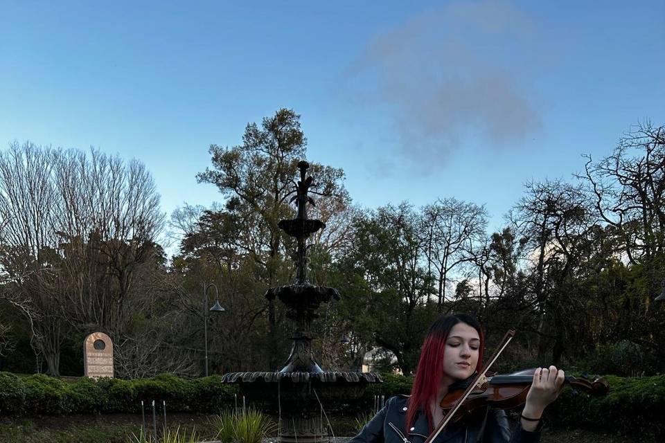 En el jardín botanico