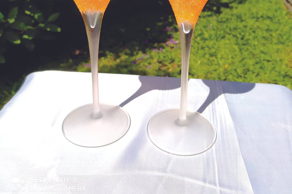 Copas de cristal para bodas